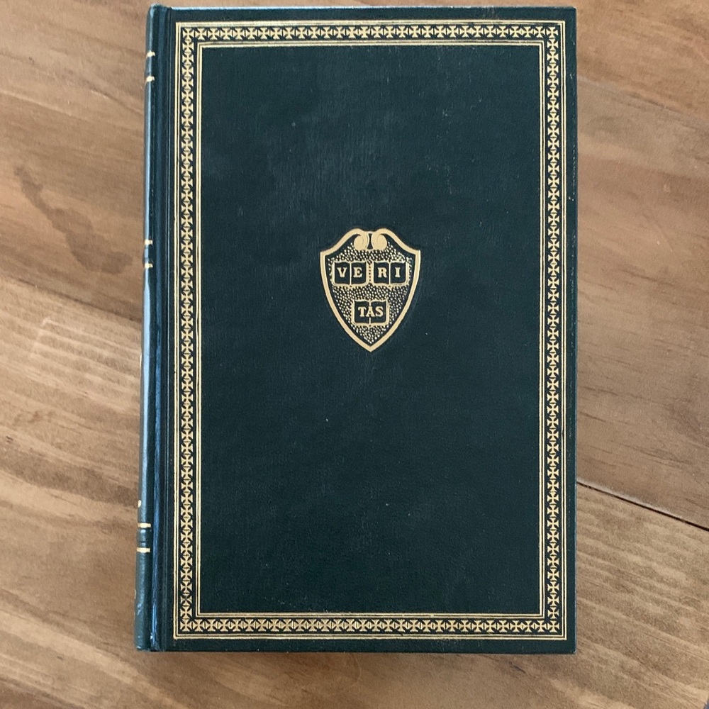 Dante “Harvard Classics” Green Hardcover Book with Gold Detailing